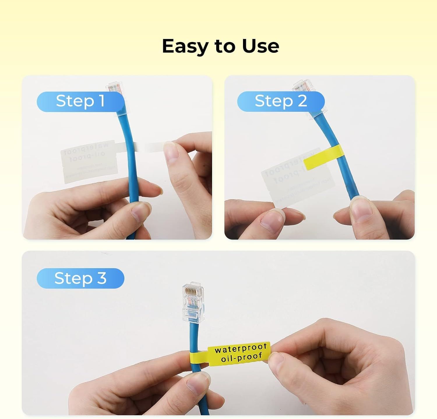Niimbot D110 Mini Impressora de Etiquetas Portátil Inteligente Cabo Térmico Adesivo Etiqueta de Fibra de Identificação À Prova D 'Água Para D101/D11/H