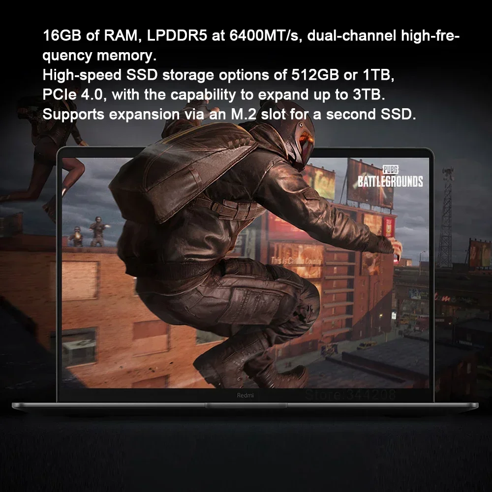 Xiaomi Laptop RedmiBook 14 Core i5-13420H Intel UHD Graphics 16GB LPDDR5 512GB/1T SSD 14-inch 60Hz IPS Screen Notebook PC New