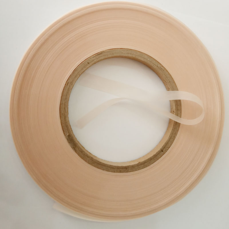 Tira de pegamento de PU negra/piel de 1,0 cm de ancho para extensión de cabello con cinta, telas de PU más finas para hacer extensiones de cabello con cinta