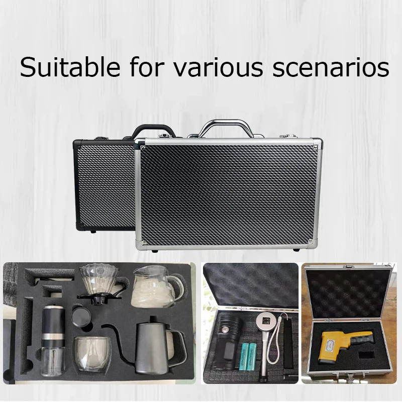 Aluminium Case Toolbox for Mechanics Waterproof Tool Box Suitcase Tools Storage Box Aluminium Hard Case Tool Organizer Box