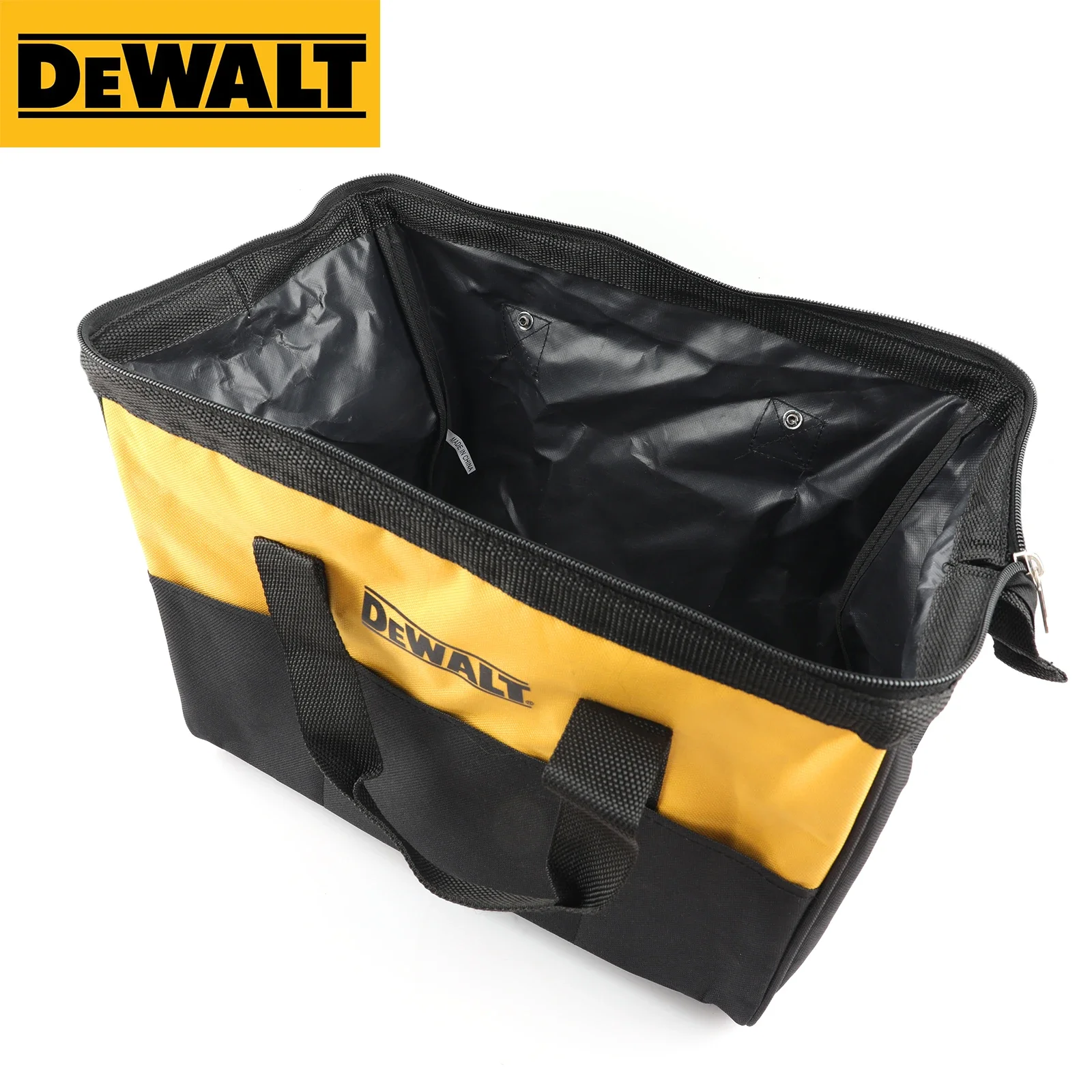 DEWALT kit de herramientas multifuncional, llave eléctrica, destornillador, accesorios de hardware de metal, herramienta de almacenamiento duradera, bolso
