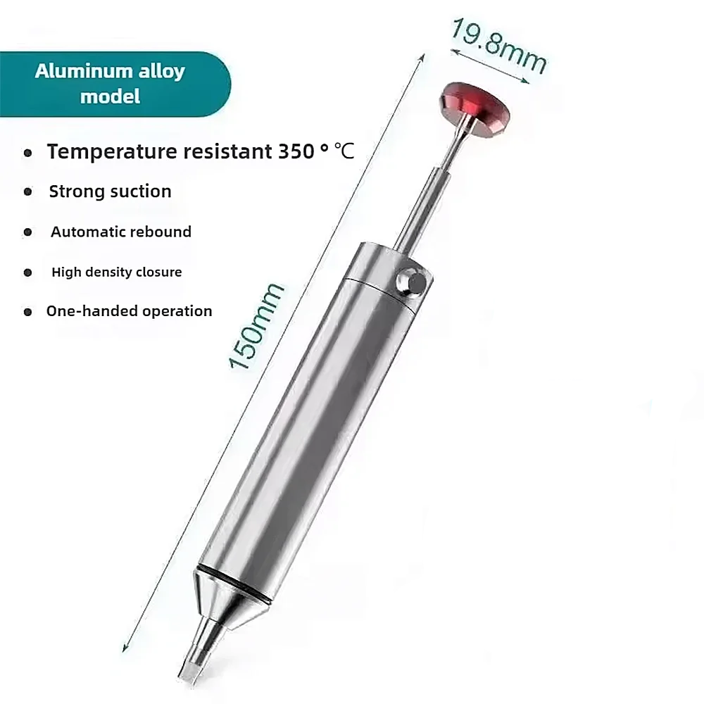 MJF-D9 Solder sucker Aluminum alloy Desoldering Pump Suction Tin Gun for Electronic component Welding Repair Tool