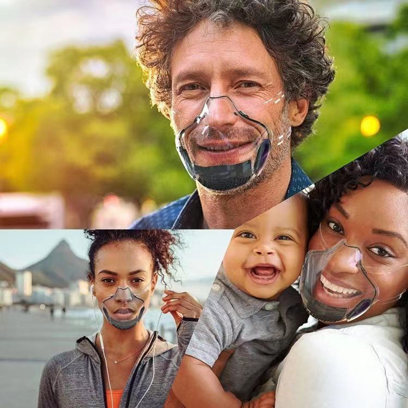 Schutz-Gesichtsmaske, voll transparent, für Moto, Radfahren, winddicht, staubdicht, winddicht, Schweißen, Schutzbrille, Ski