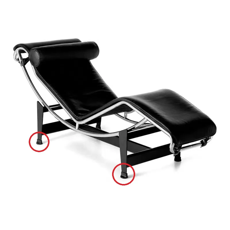 U-BEST LC4 Chaise Nhà Thiết Kế Nội Thất Phụ Kiện Ghế Chân Nhựa Bụi Có, LC4 Ghế Salon Chân Dành Cho 2 Chiếc