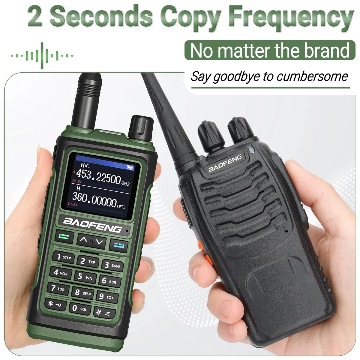 Baofeng UV-17M walkie talkie sechs band langstrecken luftband drahtlose kopie frequenz fm/am UV-5R jagd radios kommutator 17 pro