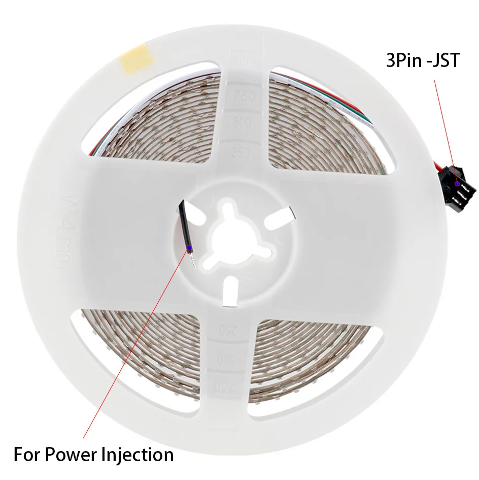 Super Thin 3mm WS2812b LED Strip Light DC 5V 12V Individually Addressable SPI RGB Pixel LED Tape Ribbon Dream Colour DIY