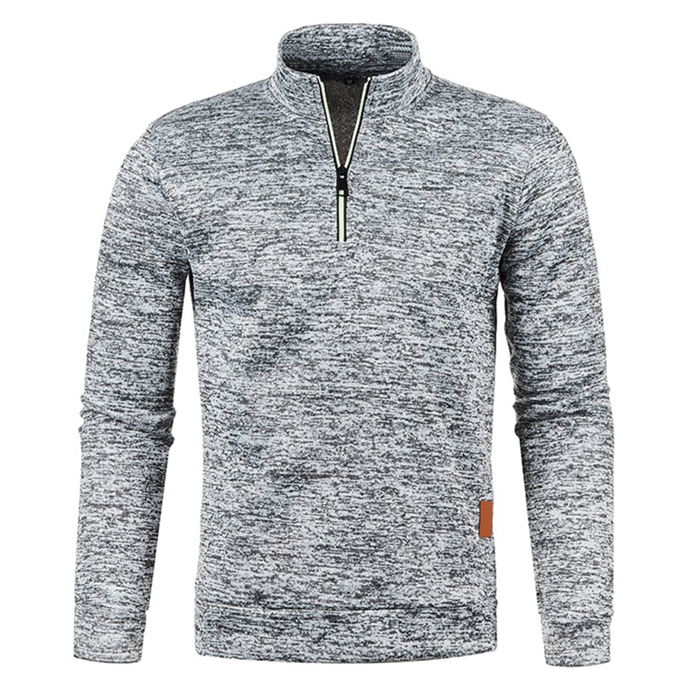 Männer Pullover männer Dicker Sweatshirts Halb Zipper Pullover für Männliche Hoody Mann Sweatshir Herbst Einfarbig Rollkragen Pullover