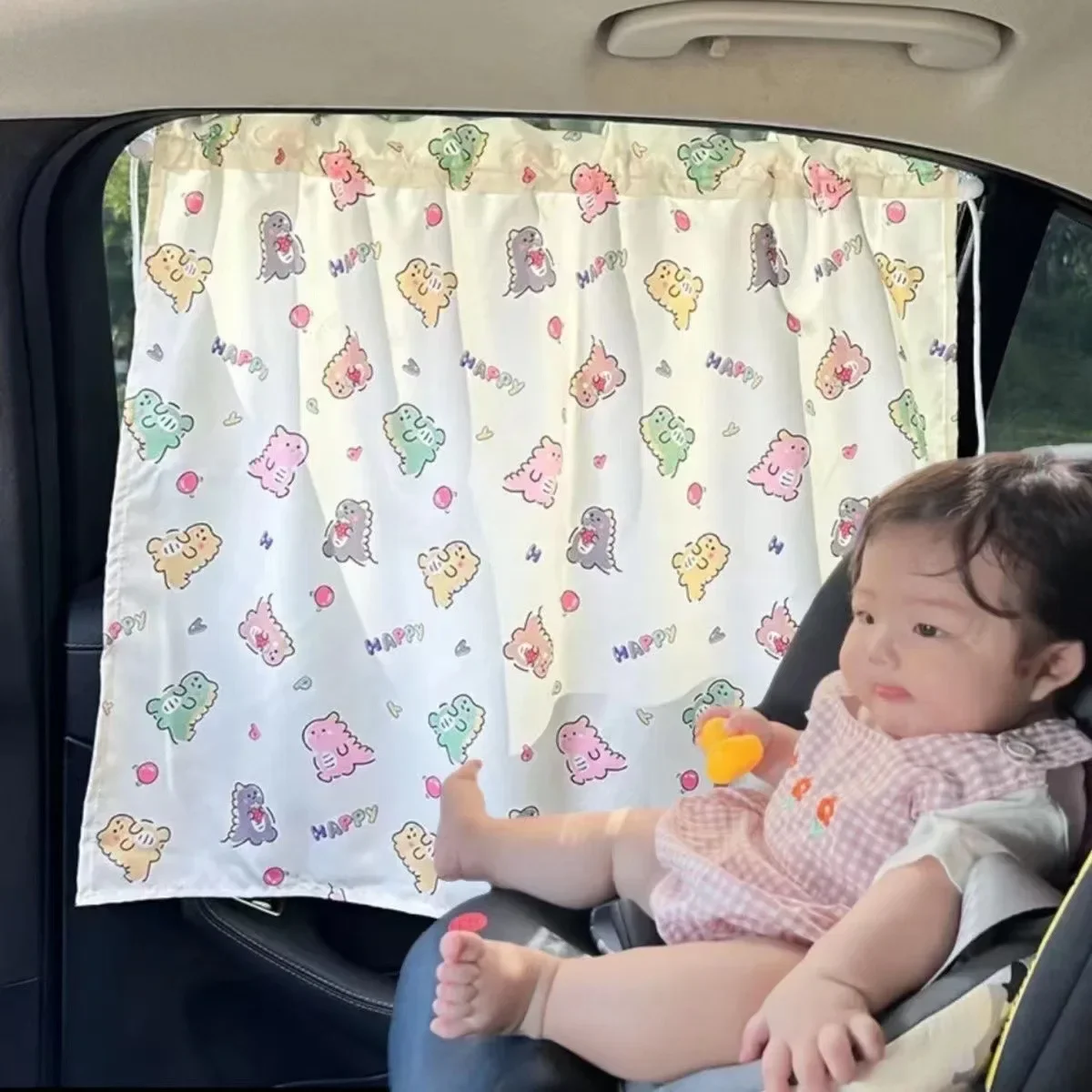 55x68cm ventosa crianças cortina janela do carro pára-sol capa dos desenhos animados universal janela lateral pára-sol proteção uv criança bebê