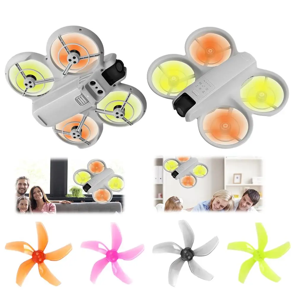 Five Leaves Propellers For DJI Neo Colorful Paddles Quick Release Props Paddle Low-Noise Propeller For DJI Neo Drone Accessories