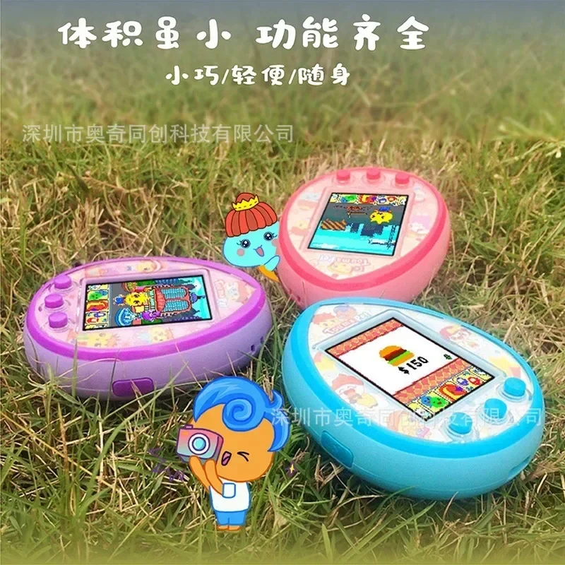 2024 Tamagotchi Toumapet Photograph Virtual Pet Machine Wechat Interaction Make Friends Usb Charging Electronic Pets Game Conso