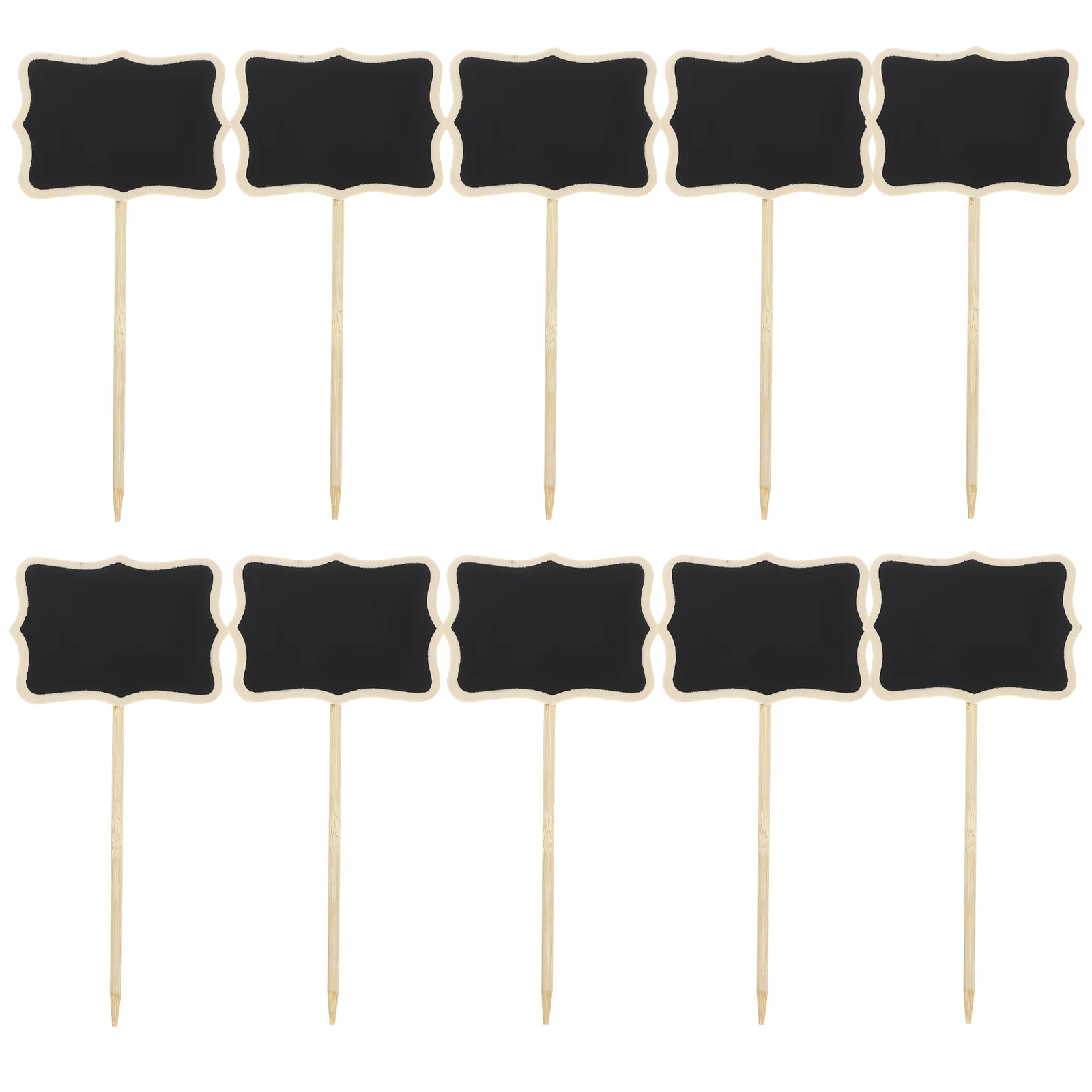 10 Pcs Mini Chalk Board Pantry Labels Decorate Tag Wooden Price Tags Plant Tag Small Chalkboard Signs For Child Chalkboard Kids