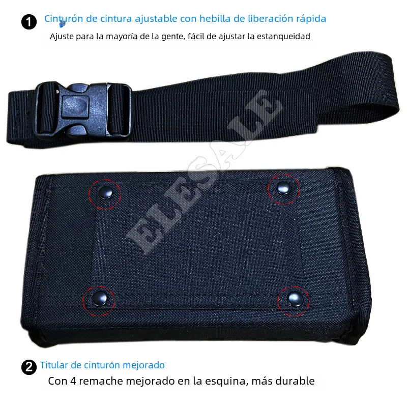 Conductor de camarero portátil, 8 ranuras, soporte para monedas europeo, dispensador oculto seguro para coleccionista de monedas, riñonera, bolso de cintura para recibos en efectivo