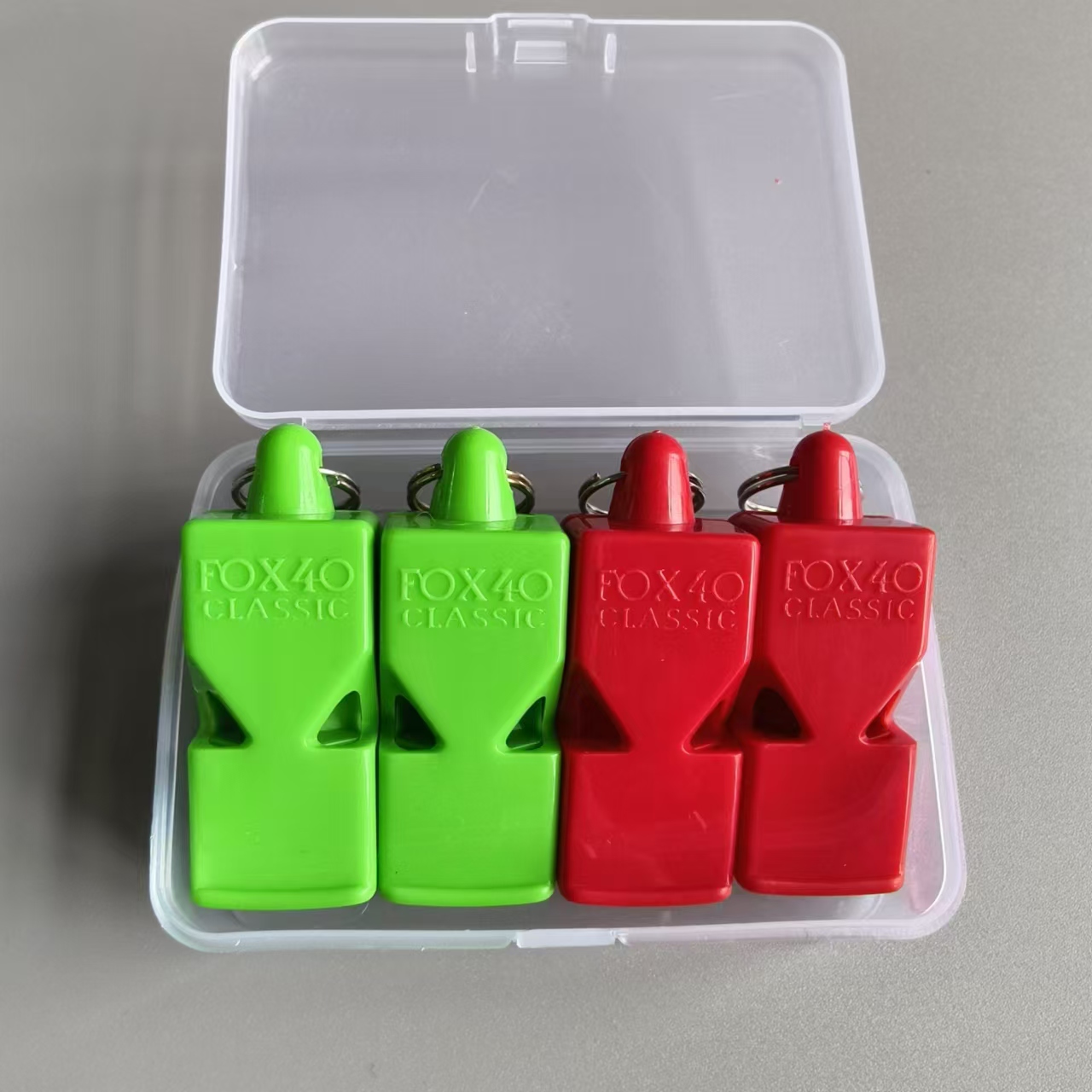 Classic Referee Whistle, Outdoor Rescue Whistle, Pe Teacher Coach Whistle, 4Pcs in Box