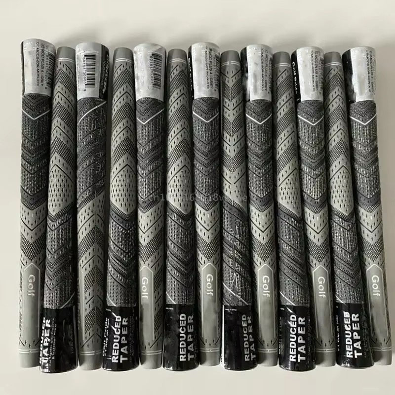 ใหม่ 13PCS Golf Club Grips ชุดมาตรฐาน/ขนาดกลาง Mens ยางกอล์ฟ Grips 5/10Pcs เส้นด้ายฝ้าย Golf Grip เหล็กและไม้ Grip universal