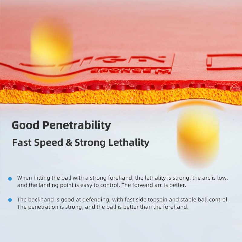 オリジナル STIGA DNA プロ M/H/S 卓球ラバーにきび内部強力なピンポンラバープロのケーキスポンジ