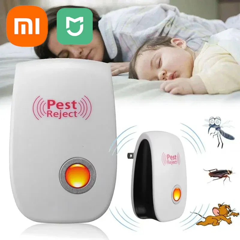 Xiaomi MIJIA Safe Electronic Ultrasonic Pest Repellent Electromagnetic Anti Mouse Insect Repeller Cockroach Household PestReject
