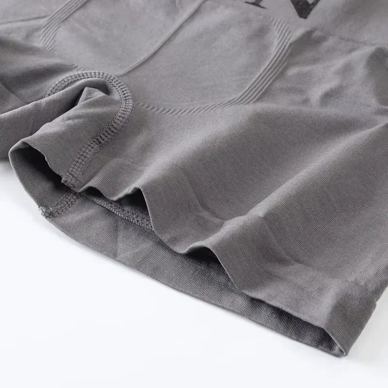5 pçs estilo fino masculino alta elástica cor lisa confortável boxer briefs calcinha respirável