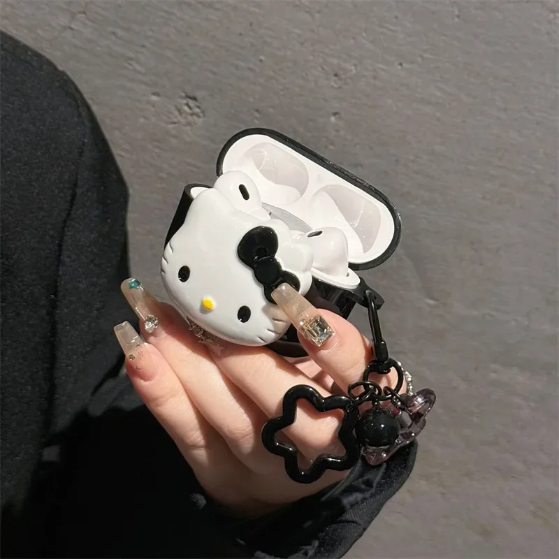 Чехол Hello Kitty для Airpods, милый защитный чехол из ТПУ для наушников Candy с брелком для Airpods Pro 2, чехол для девочек и женщин, принципиально