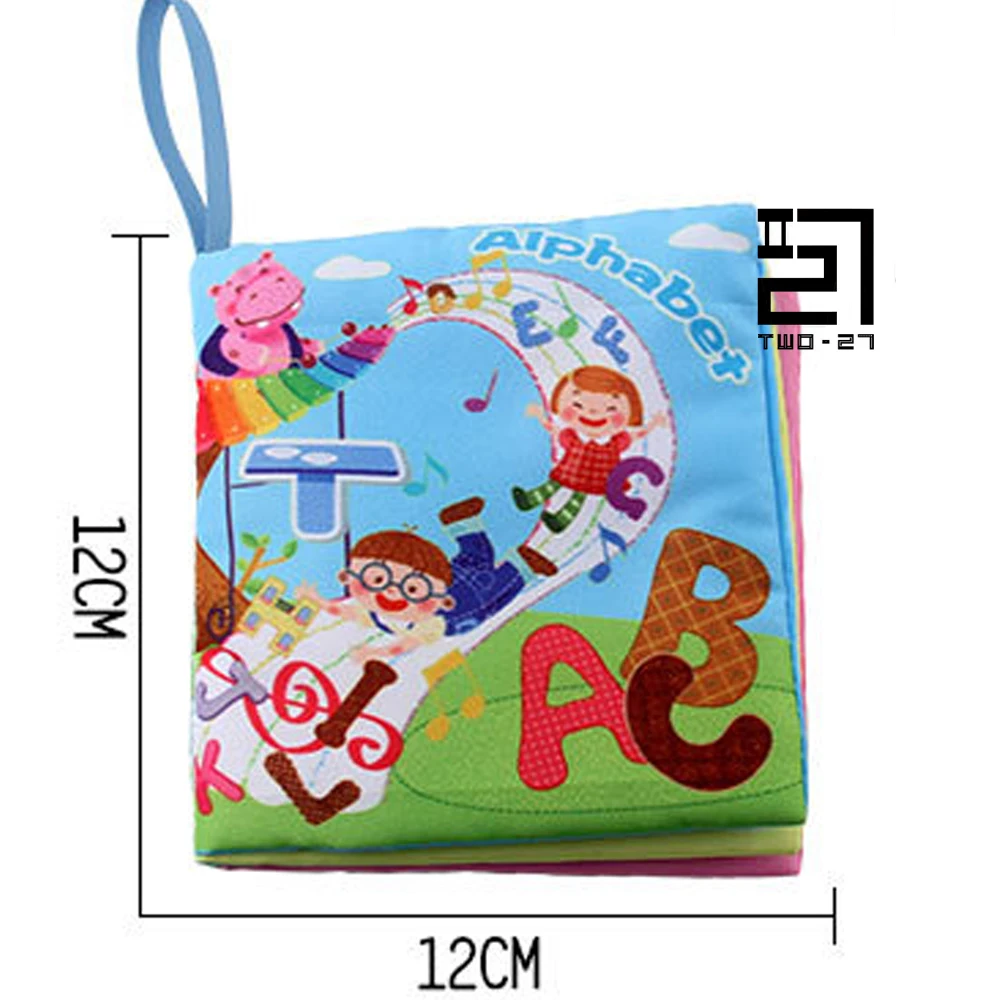 赤ちゃんの音の布の本,赤ちゃんのおもちゃ,英語の学習,幼児,新生児の刺激,子供の学習,0〜3 6 9ヶ月,英語