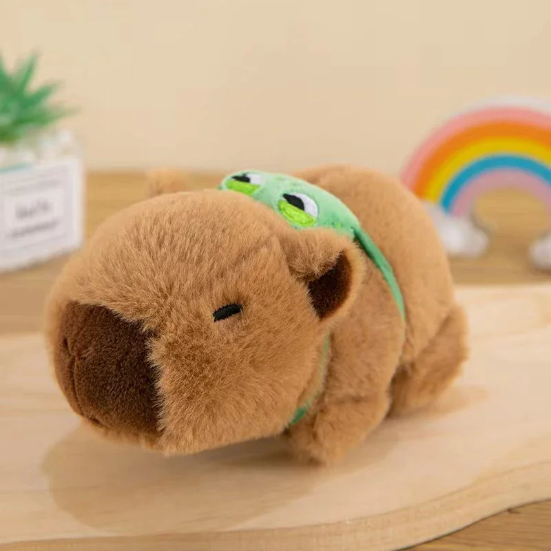 น่ารัก Capybara สัตว์ Slap Snap Wrap สายรัดข้อมือสร้อยข้อมือตุ๊กตาสัตว์ตุ๊กตา Kawaii Capybara แหวนมือสายรัดข้อมือเด็กของเล่นตลก