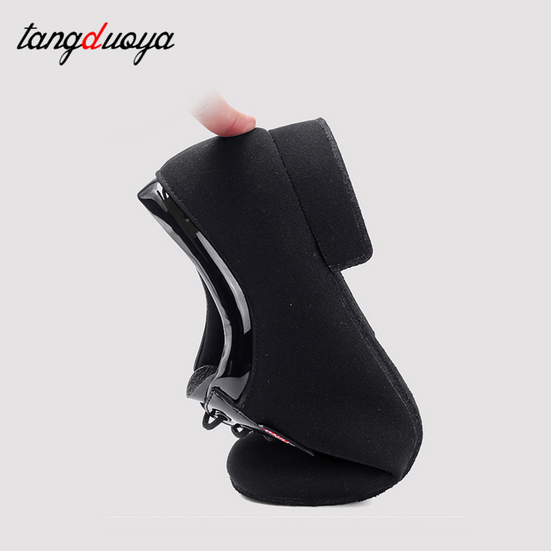 Zapatos de baile modernos para hombre, zapatos de salón latinos/tango/suela de goma/suela suave, tacones bajos, zapatos de baile profesionales negros