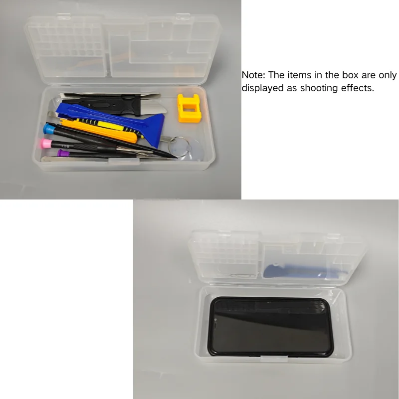 Professional Tools Storage Box Multifunction Double-Layer Mobile Phone Repair Organizer Case Small Parts Screw IC Motherboard