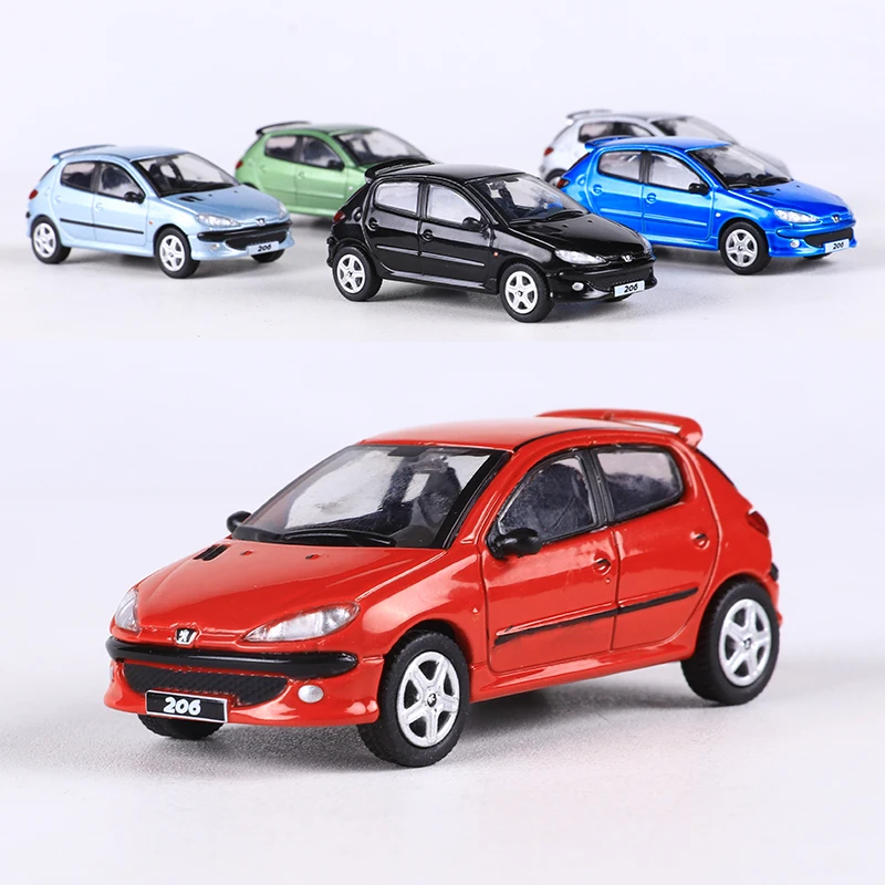 SHADOW 1:64 Peugeot 206 Coche modelo de aleación
