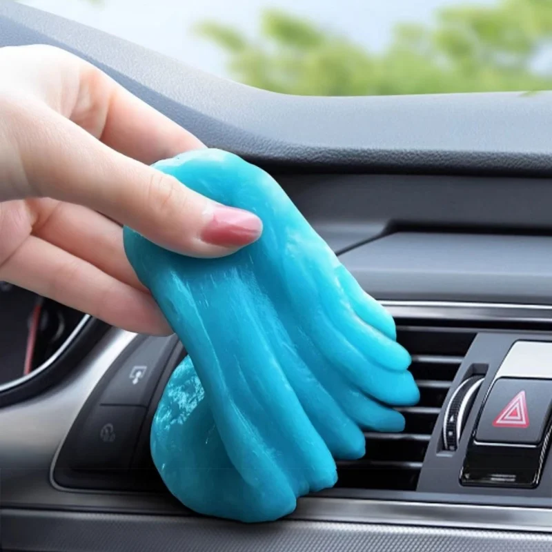 Limpeza do carro poeira remover gel interior do carro detalhando limpo lama mágica universal ferramenta de limpeza teclado doméstico acessórios do carro