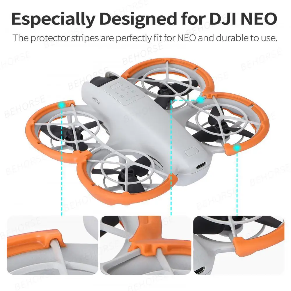 Sunnylife Propeller Guard For DJI NEO Anti-collision Protector Bumper Bar Anti-drop Protection Ring For DJI NEO Drone Accessory