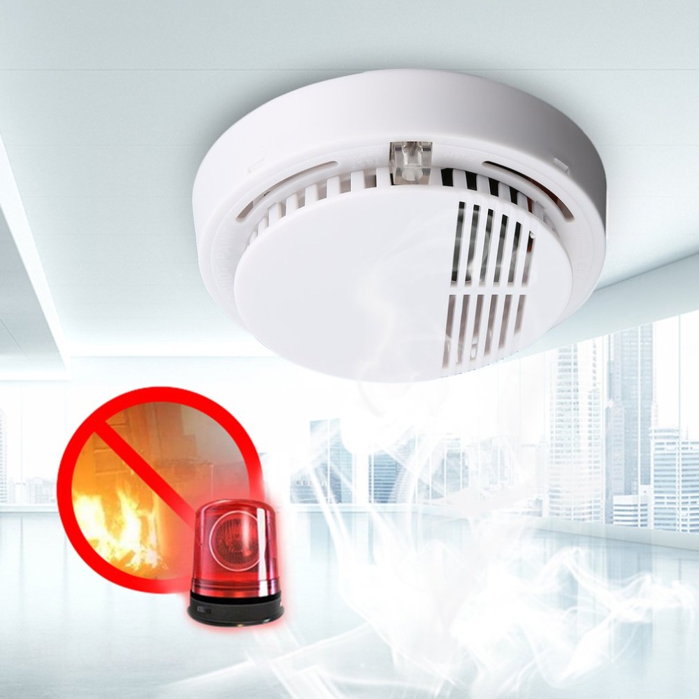 Detector de fumaça combinação de alarme de incêndio sistema de segurança em casa bombeiros combinação alarme de fumaça proteção contra incêndio