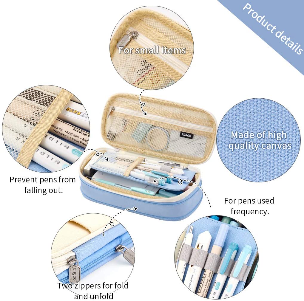 Astucci per matite Kawaii Astuccio per matite di grande capacità Scatola portapenne per ragazze Studenti per ufficio Organizzatore Forniture di cancelleria scolastica