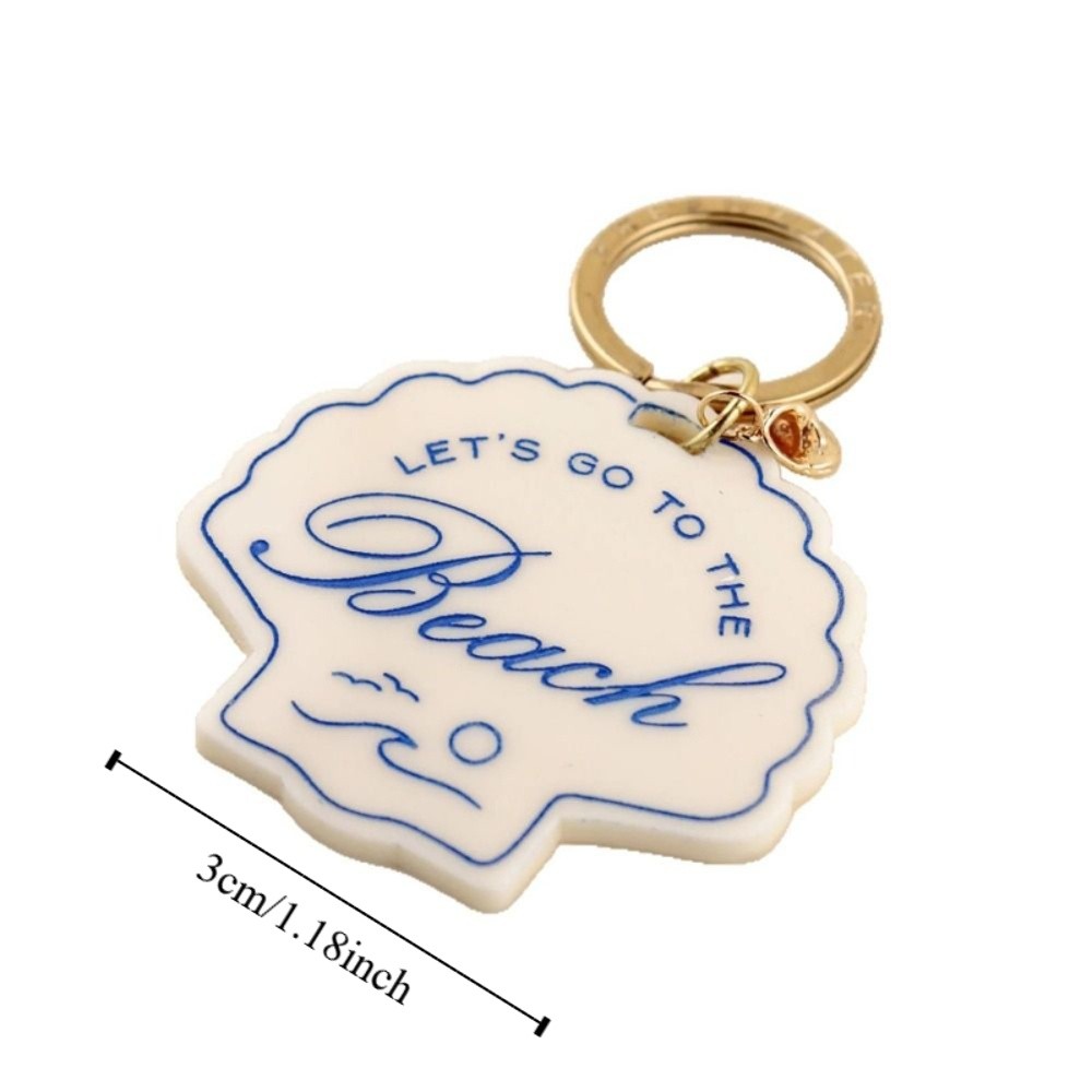 Acrylic Charms Retro Rope Woven Pendant Contrasting Car Keyring Mobile Phone Pendant Cartoon Geometric Bag Chain Charms