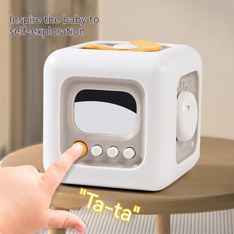 Caixa de seis lados crianças ocupado cubo mágico montessori brinquedo educação infantil brinquedo para bebês dia das bruxas ação de graças natal