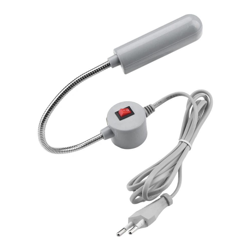 30 led máquina de costura luz dobrável pescoço de ganso costura led luz de trabalho mesa base magnética luz para brocas prensas bancos de trabalho