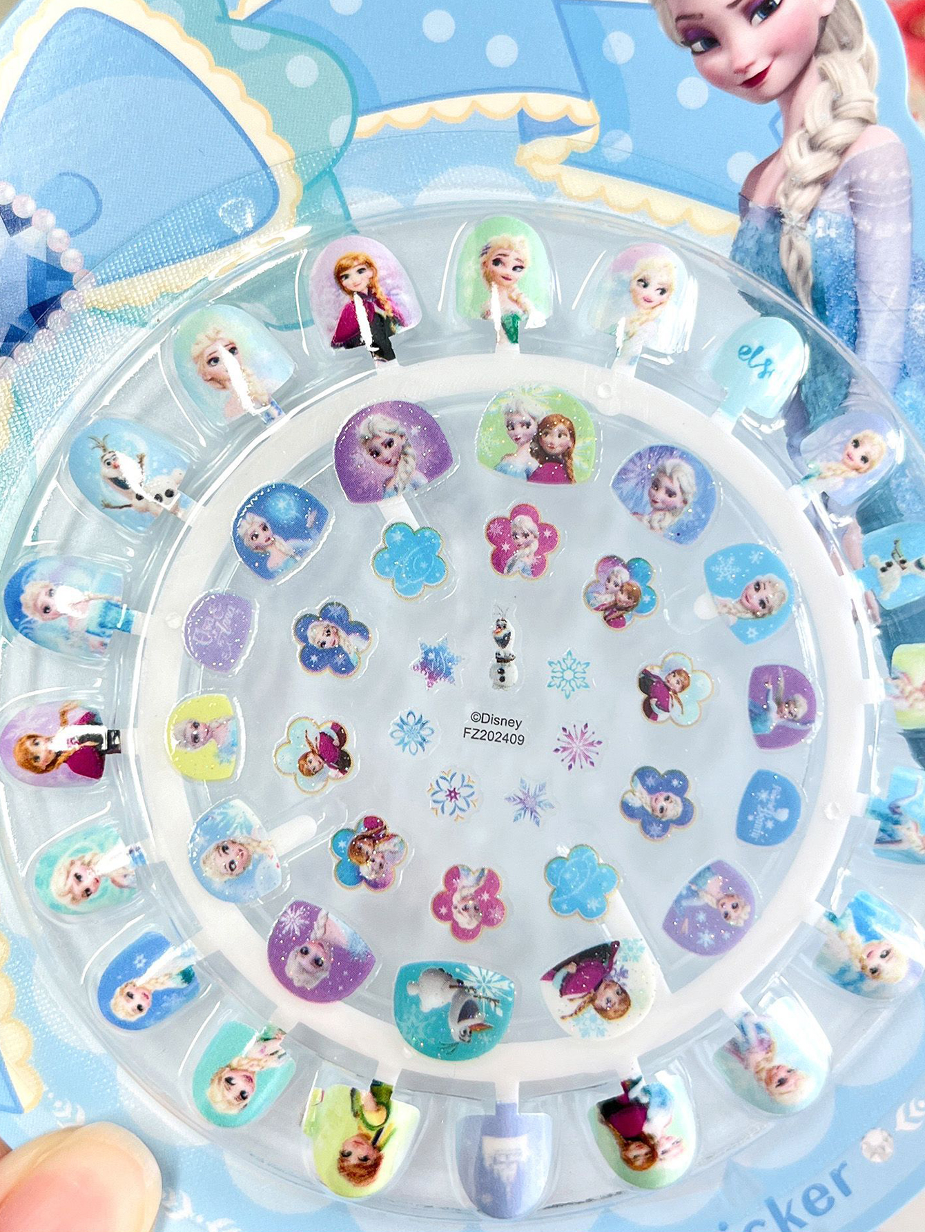 Disney dos desenhos animados congelados princesa neve branca maquiagem adesivos de unhas 250 pçs sereia ponto adesivos brinquedo para crianças diy