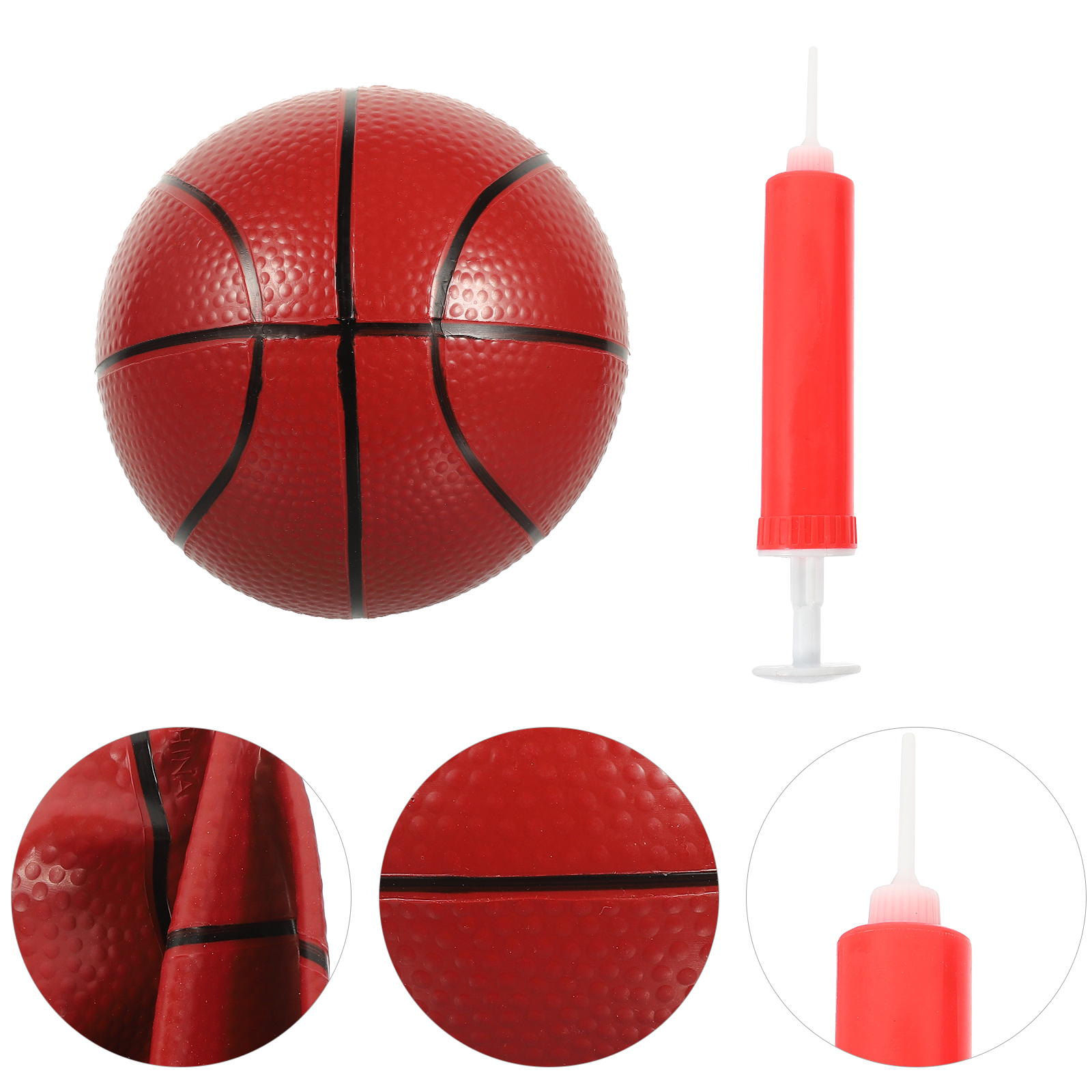 Juguetes para niños Mini baloncesto con bomba de inflado Playa 15X15X15CM Estudiante al aire libre estándar