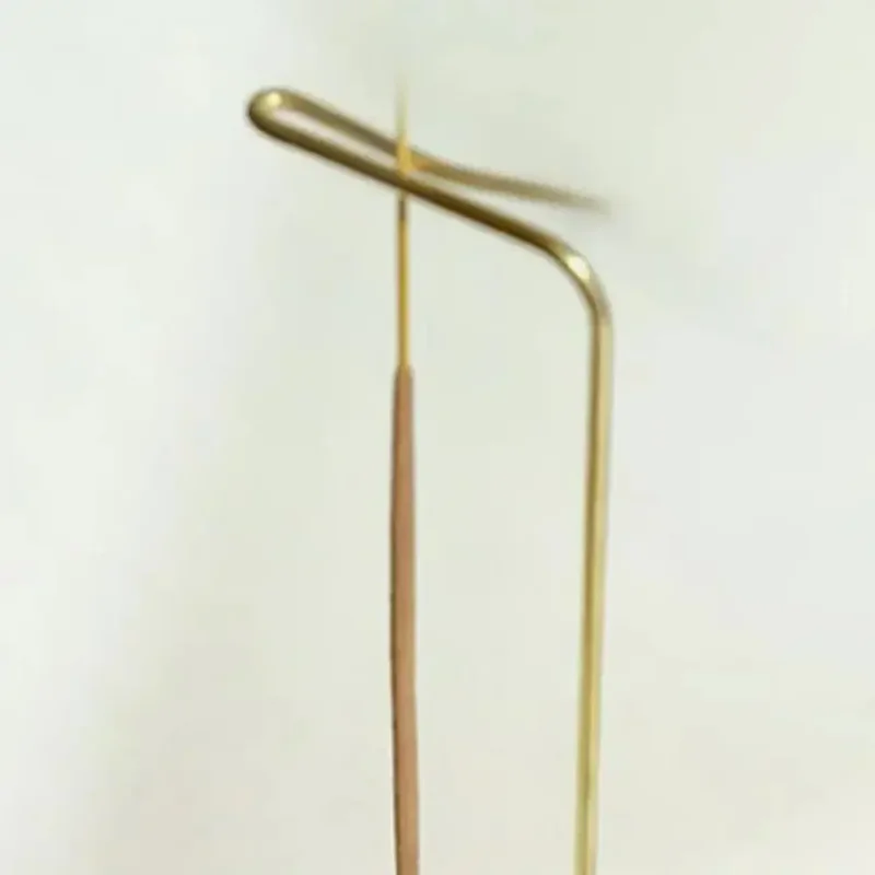 Liquidación_Palo de incienso, exquisito adorno decorativo de madera para quemador de incienso con Base, suministro decorativo para sala de estar