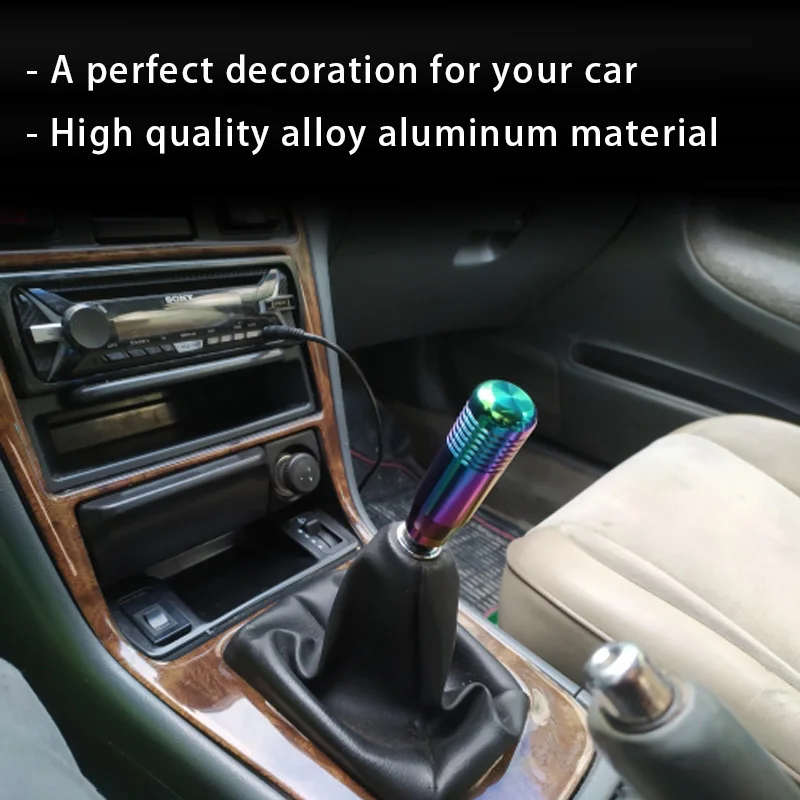 8,5 cm Auto Ctylish Schaltknauf Stick Schaltgetriebe Universal Auto Aluminium Erweiterte Schalthebel Schaltkopf Knopf