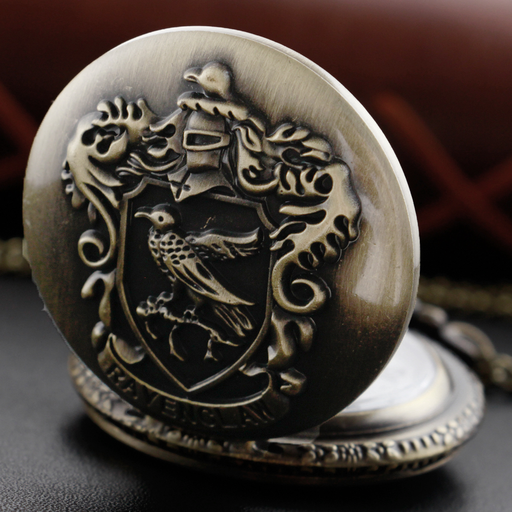 빈티지 Wizardry 학교 회중 시계 Steampunk 목걸이 디지털 펜던트 체인 시계 패션 조각 여성 남성 선물 TD2121