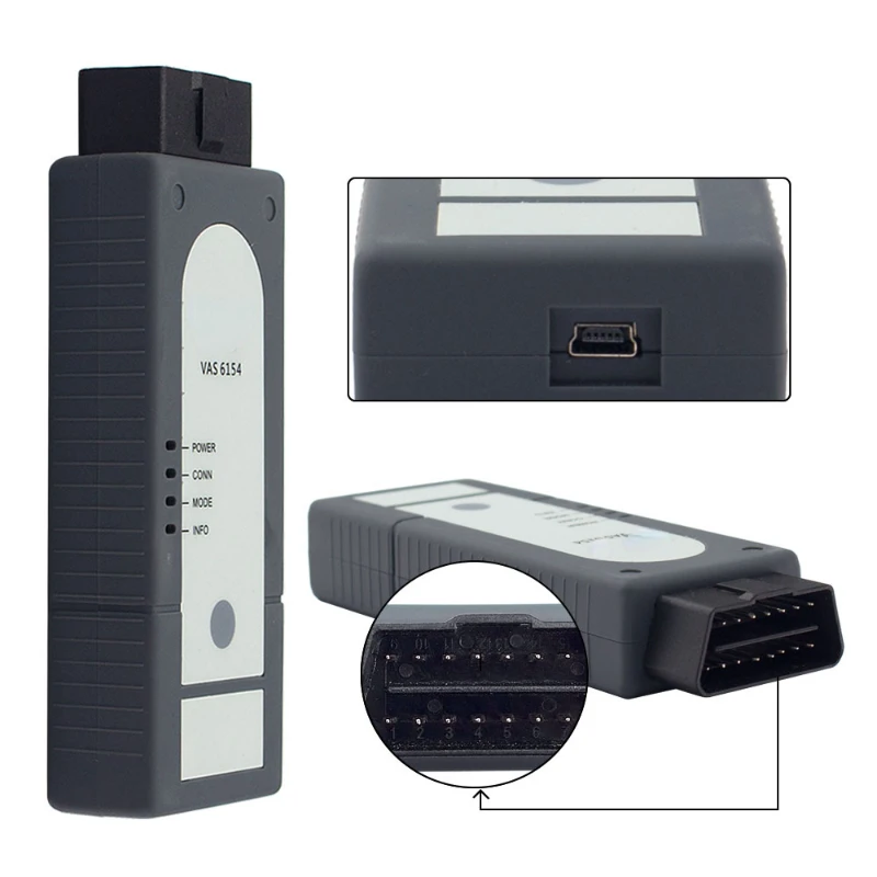 Lo más nuevo para VaS6154 1,6,6 WIFI OBD2 O-S VAS6154 WIFI para Adi/Skda/v/W herramientas de diagnóstico de O-S automotrices od-iS6.2 UDSSupport Ge/kO