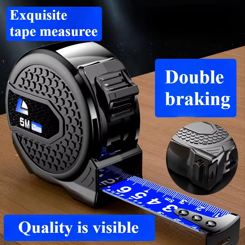 High Precision Metric Tape Measure, 3/5/7.5/10M Retractable Ruler, Woodworking Home Renovation, Portable Durable Tool