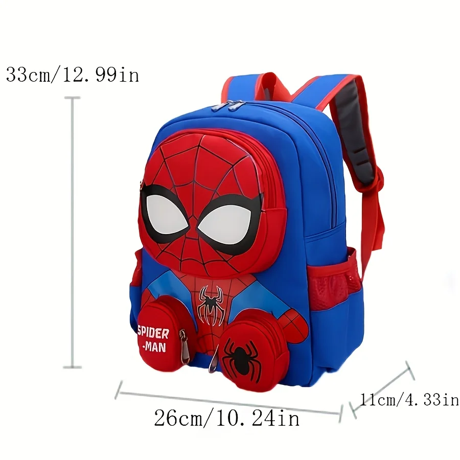 Disney Spiderman Backpack, Large Capacity Foldable Outdoors Daypack, Gift for Christmas/Birthday