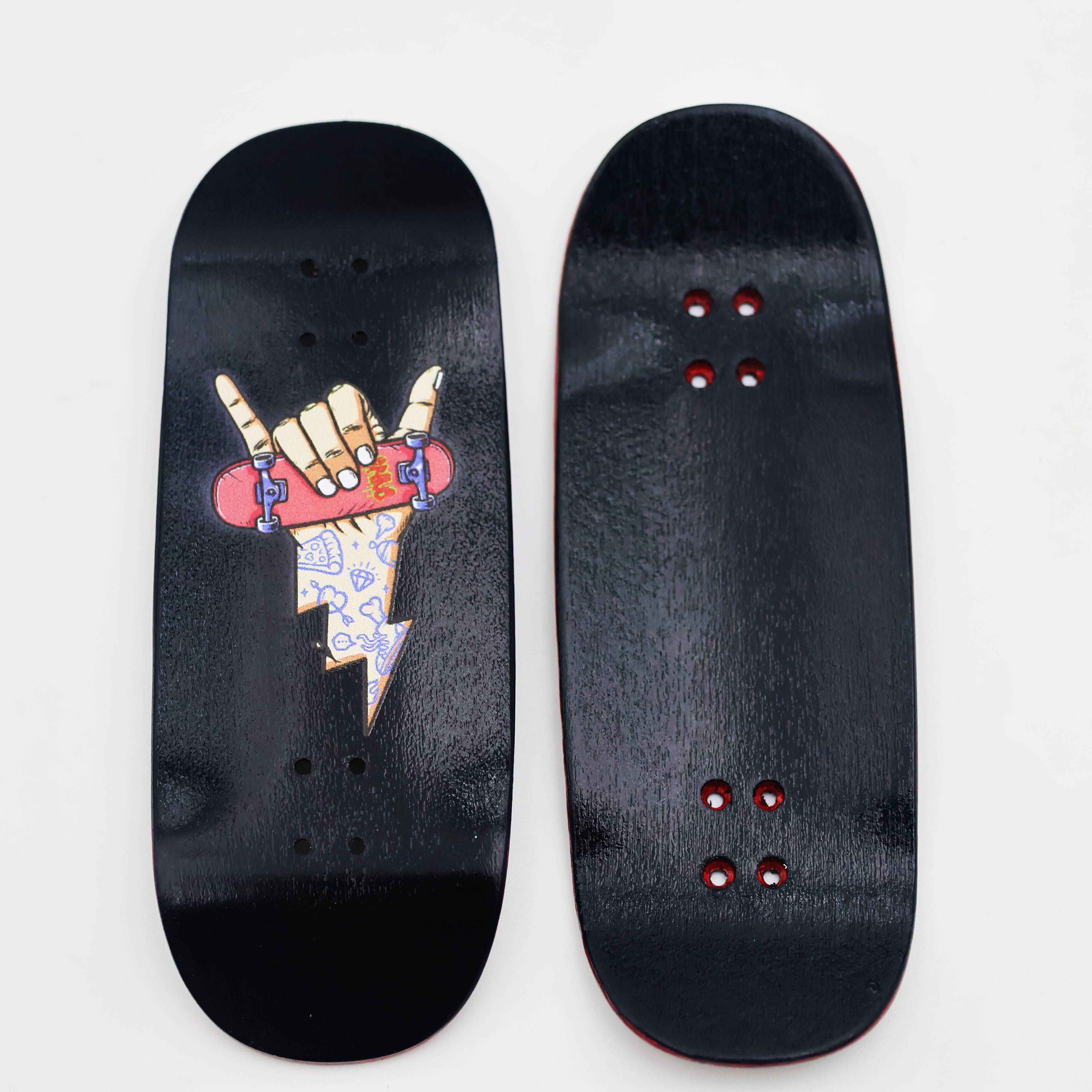 Деревянная доска Pro Fingerboard Deck 34,5 мм с графикой для скейтборда на палец