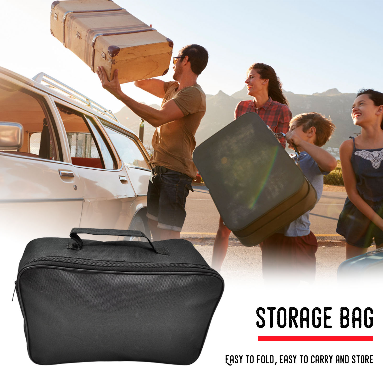 Car Mechanics Tool Bags Zipper Closure Vacuum Cleaner Tools Storage Bags with Handle Pouch for Wrench Screwdriver Pliers case