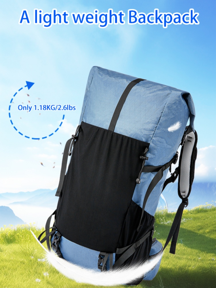 40l caminhadas ao ar livre acampamento mochila grande capacidade resistente à água portátil daypack multi-função saco escalada suprimentos de viagem