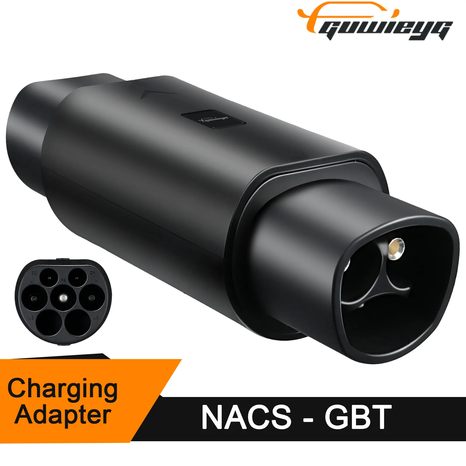 Adaptador GUWIEYG EV 32A para adaptador Tesla a GBT EVSE conector de carga de 250V apto para todos los coches estándar GBT
