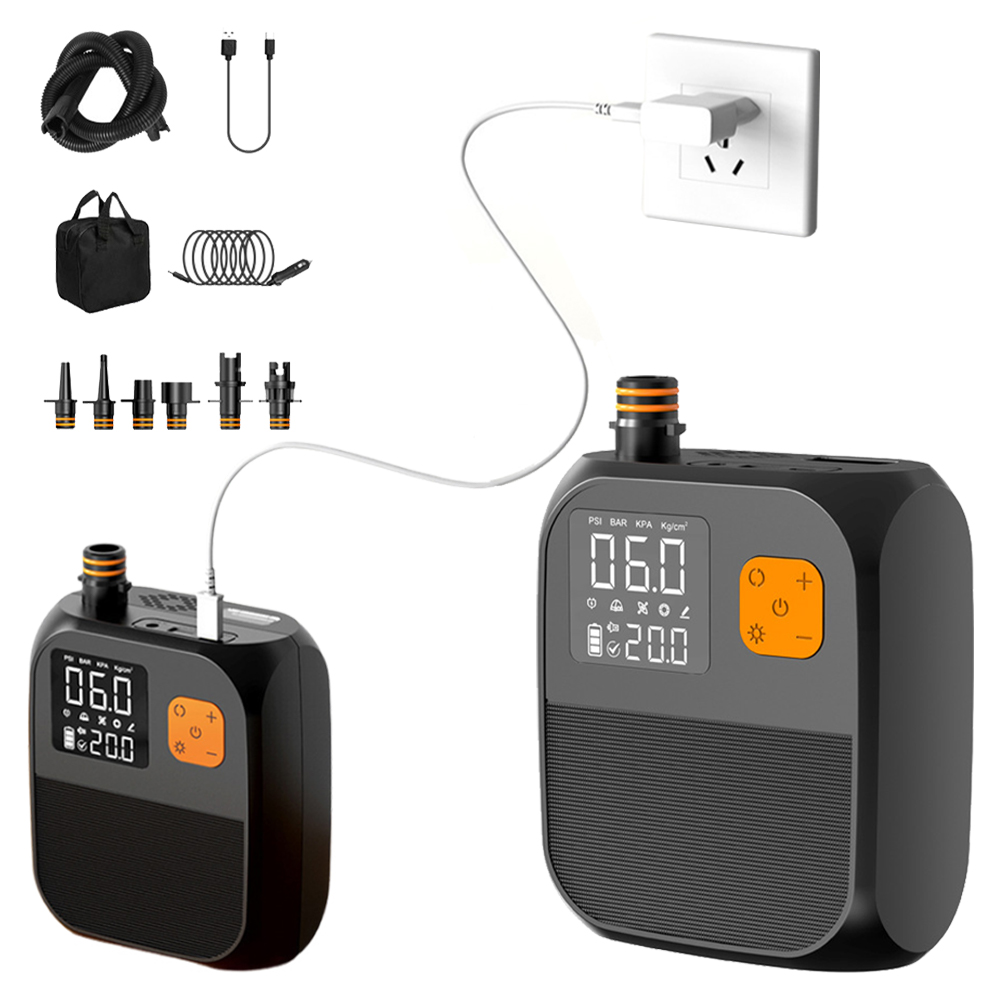 Hoge Druk 25PSI Draagbare Luchtcompressor Stand Up Paddle SUP Pomp Inflatie Paddle Board Pomp voor Surfen Kite Matras Tent