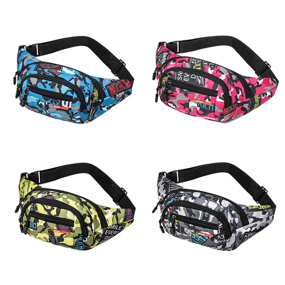 Kobiety Mężczyźni Pakiet piersi Wodoodporna torba sportowa na zewnątrz Płócienna saszetka na talię Saszetka Fanny Crossbody Męska torba bananowa