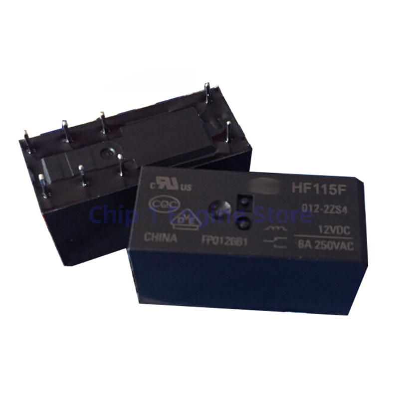 5pcs Original relais HF115F-005-2ZS4 HF115F-012-2ZS4 HF115F-024-2ZS4 8a 8-poliges Doppel-Open-Relais