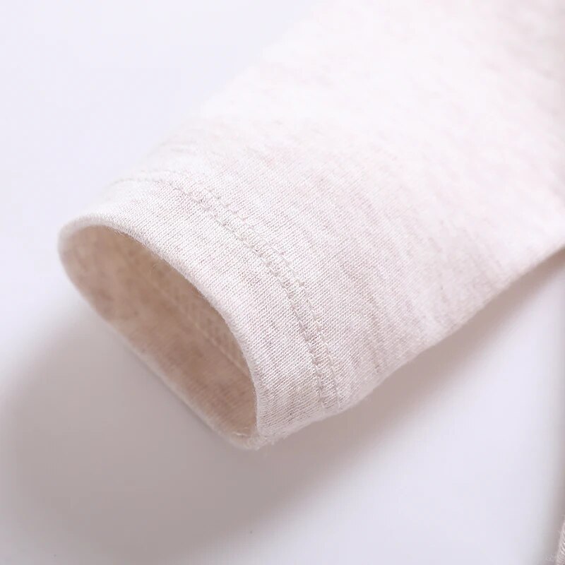 Barboteuse 100% coton à manches longues pour bébé garçon et fille, salopette avec ouverture latérale